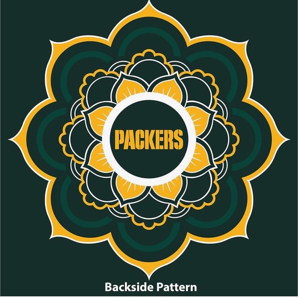 NFL Green Bay Packers Women’s Sheer Caftan With Flower Design - Little Earth - Picture 3 of 9